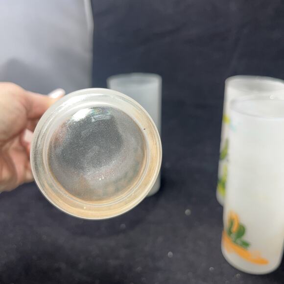 Set Of 6 Vintage Blakely Oil & Gas Arizona Cactus Frosted Ice Tea Glasses - Picture 11 of 11